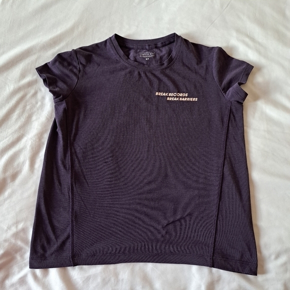 Athleta Girl size 7 Allyson Felix Collection top dark purple - Picture 1 of 3